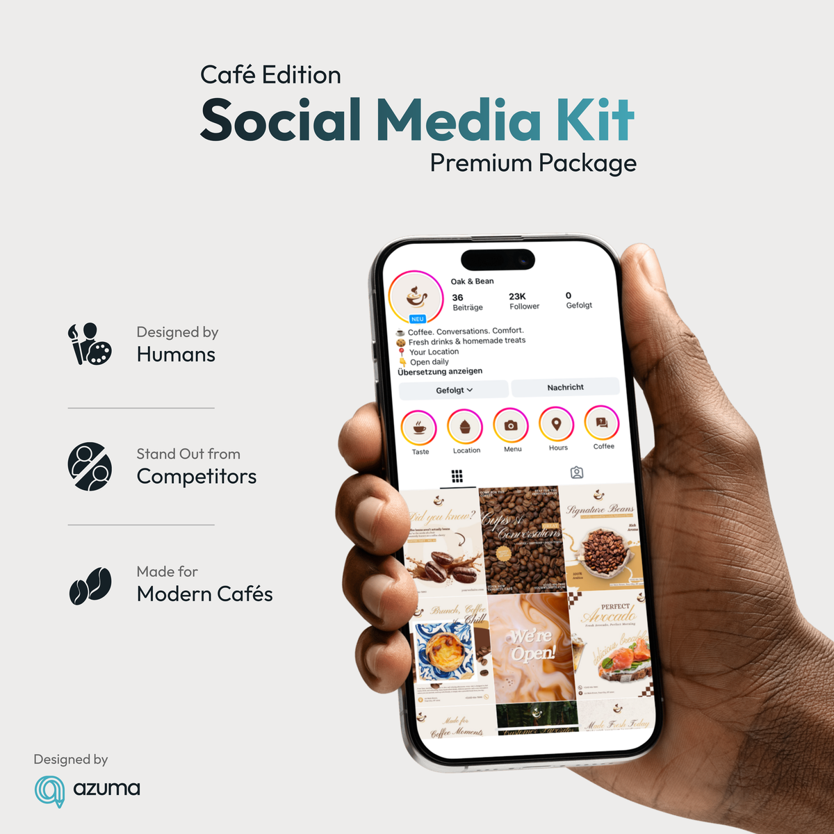 Café Canva Template Bundle – Premium