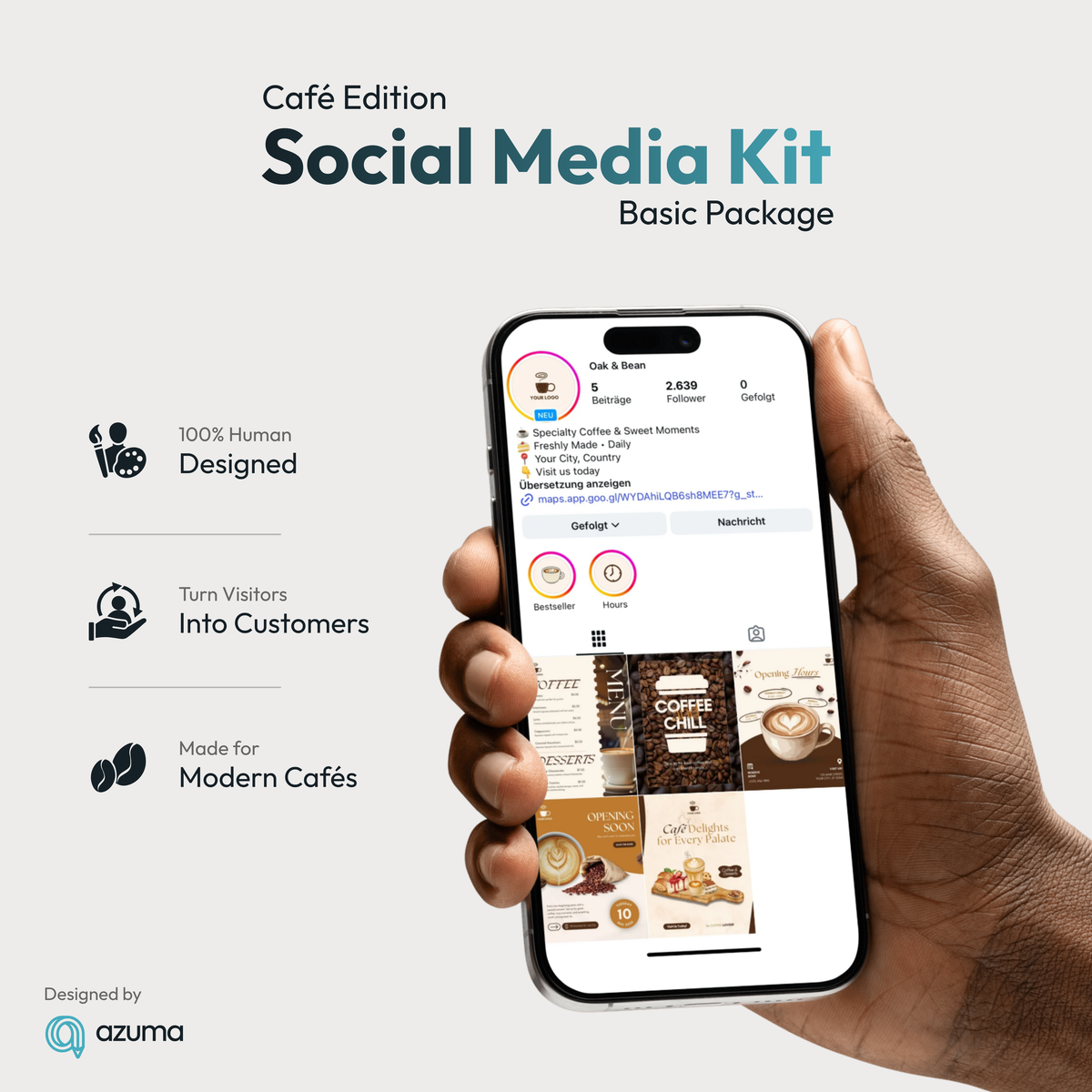 Café Canva Template Bundle – Basic