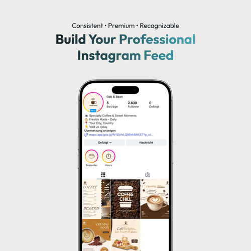 Café Canva Template Bundle – Basic