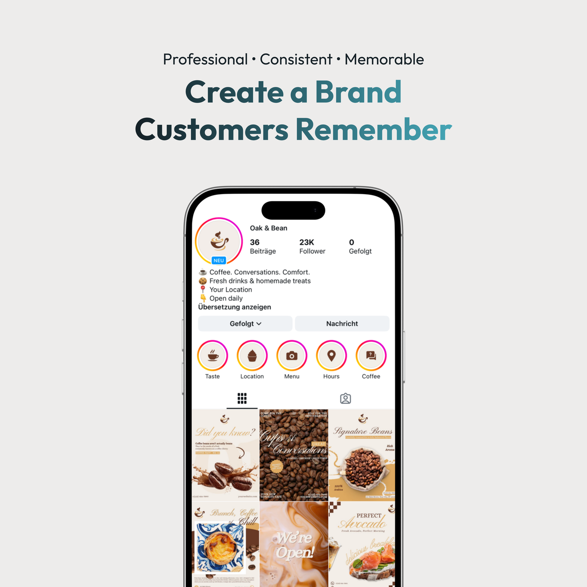 Café Canva Template Bundle – Premium
